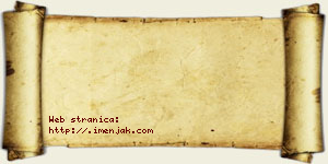 Jovana Dunjić vizit kartica